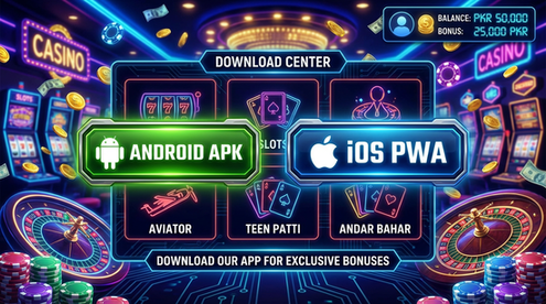 Main screen of baazplay download page for PK players - 4